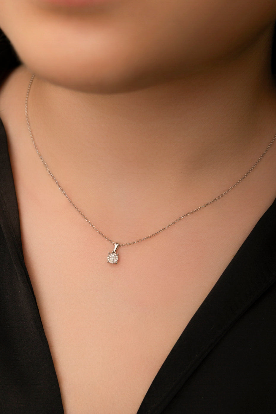 Cadena con colgante de Diamantes