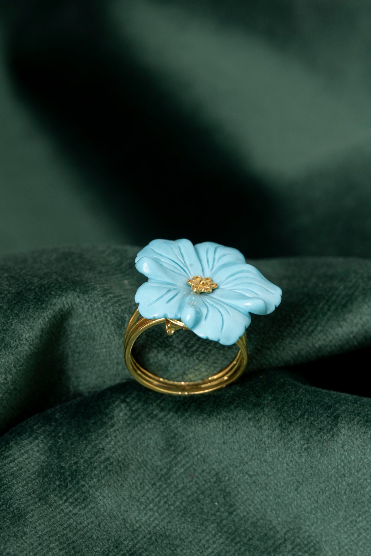 Sortija Flor de Turquesa