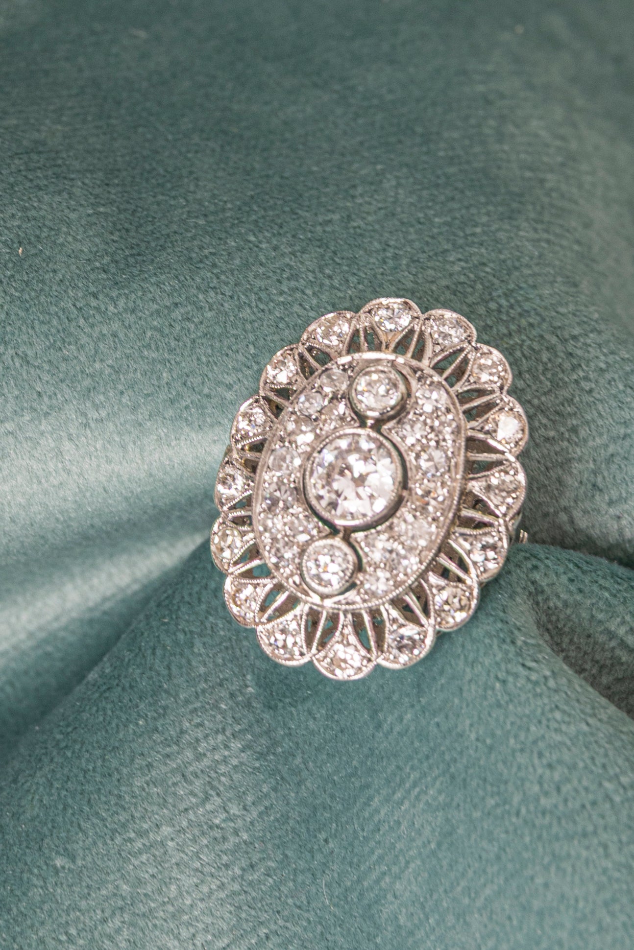 Sortija Art Dèco de Diamantes