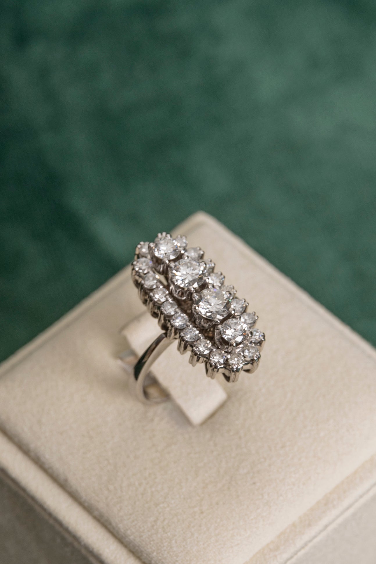 Sortija Vintage Lanzadera de Diamantes