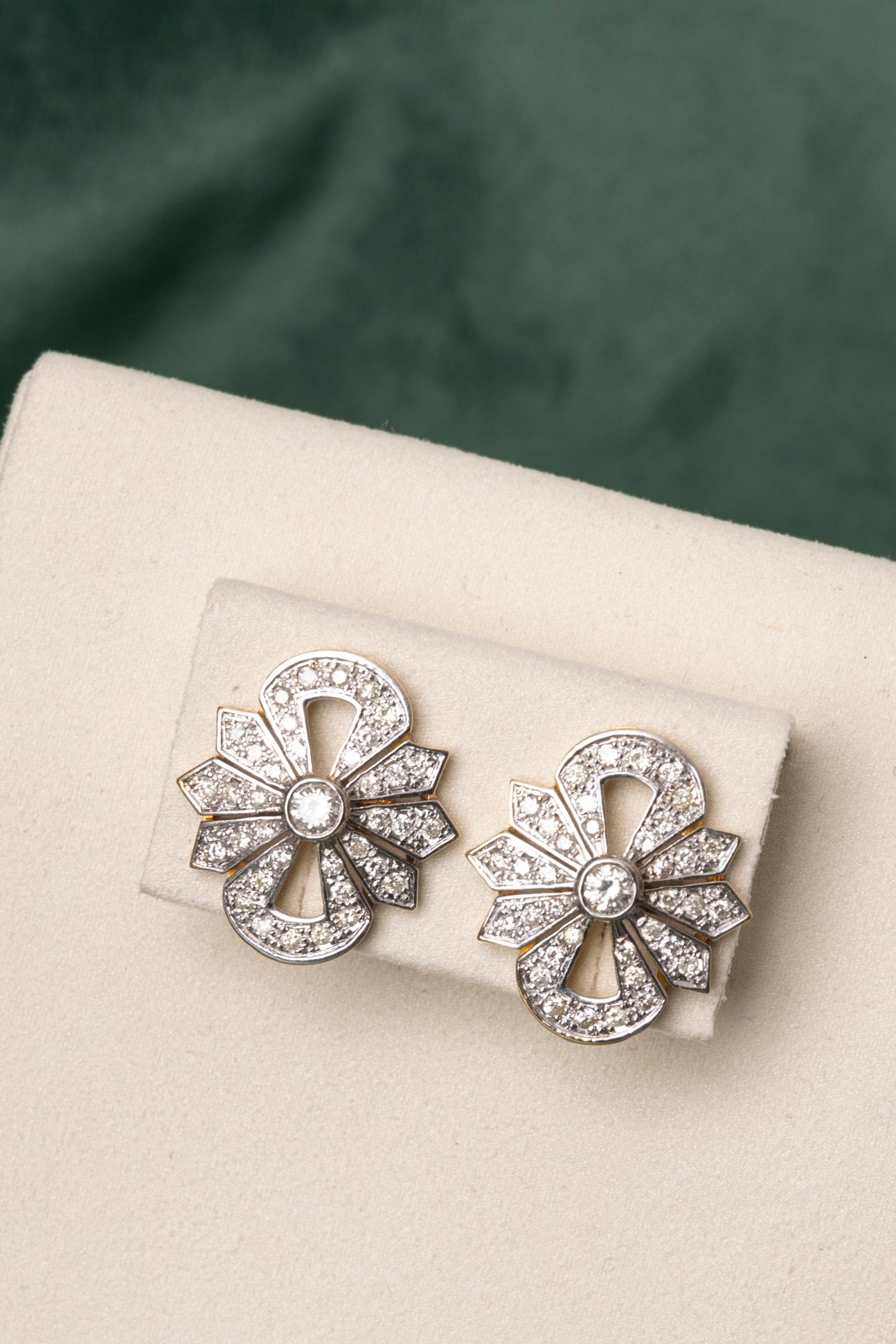Pendientes Vintage de Diamantes