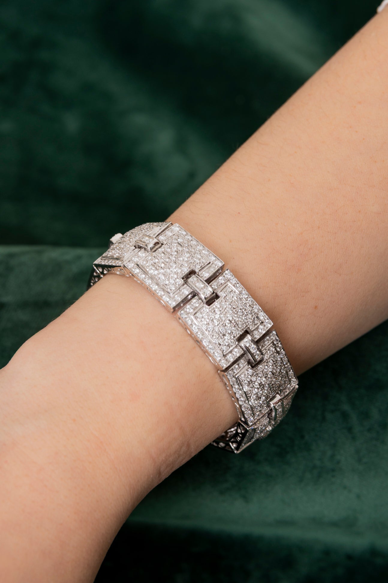 Pulsera Semirrígida de Diamantes