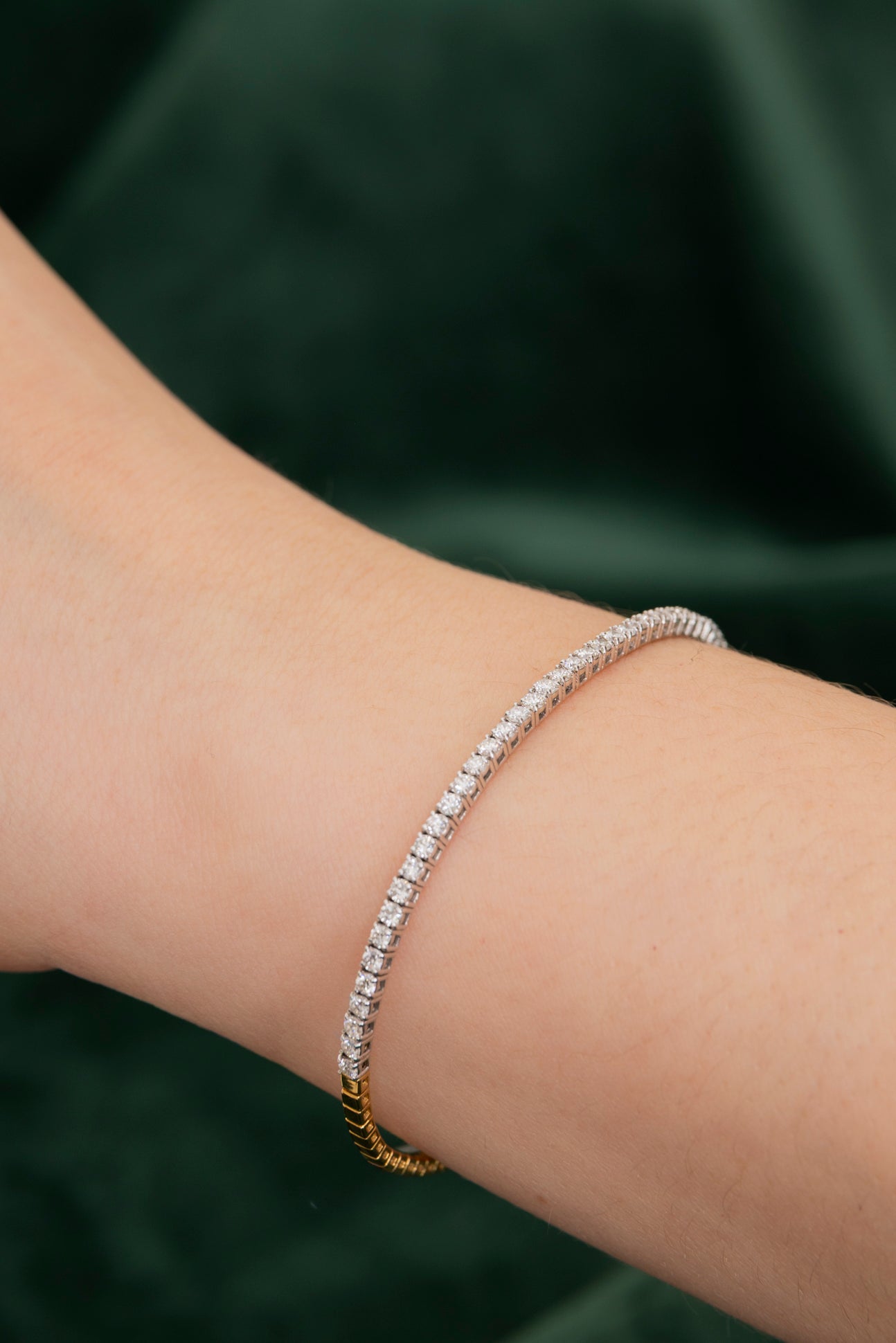 Pulsera Semirrígida de Diamantes