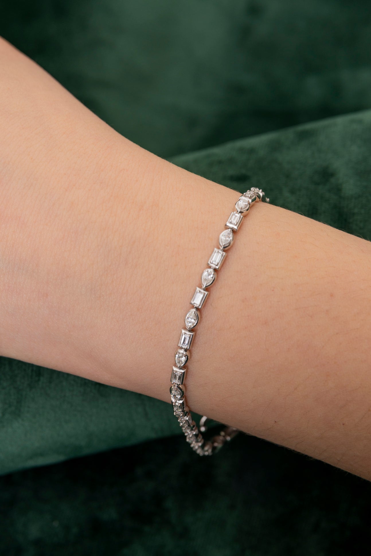 Pulsera Riviere de Diamantes