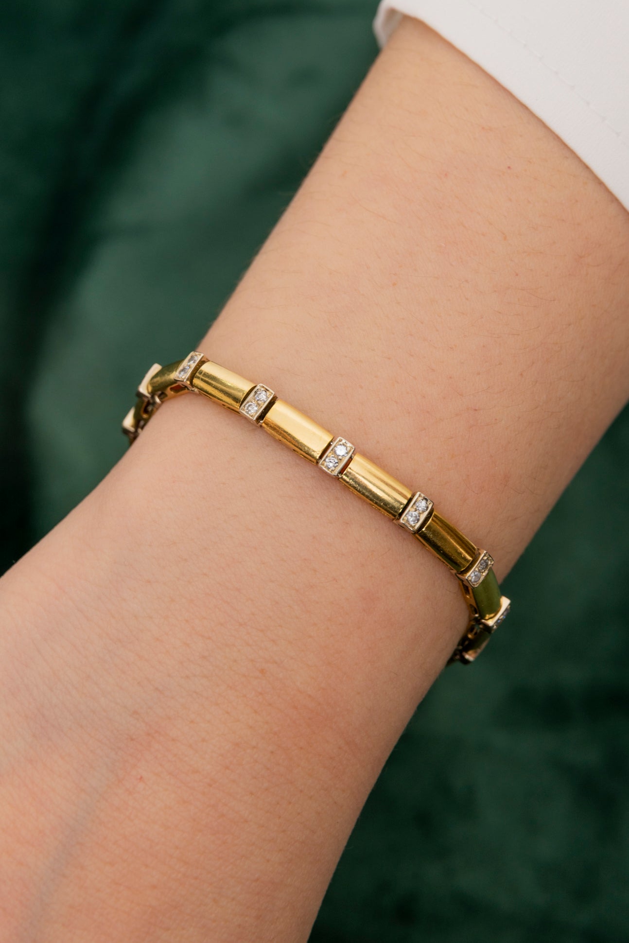 Pulsera Vintage Años´80 con Diamantes