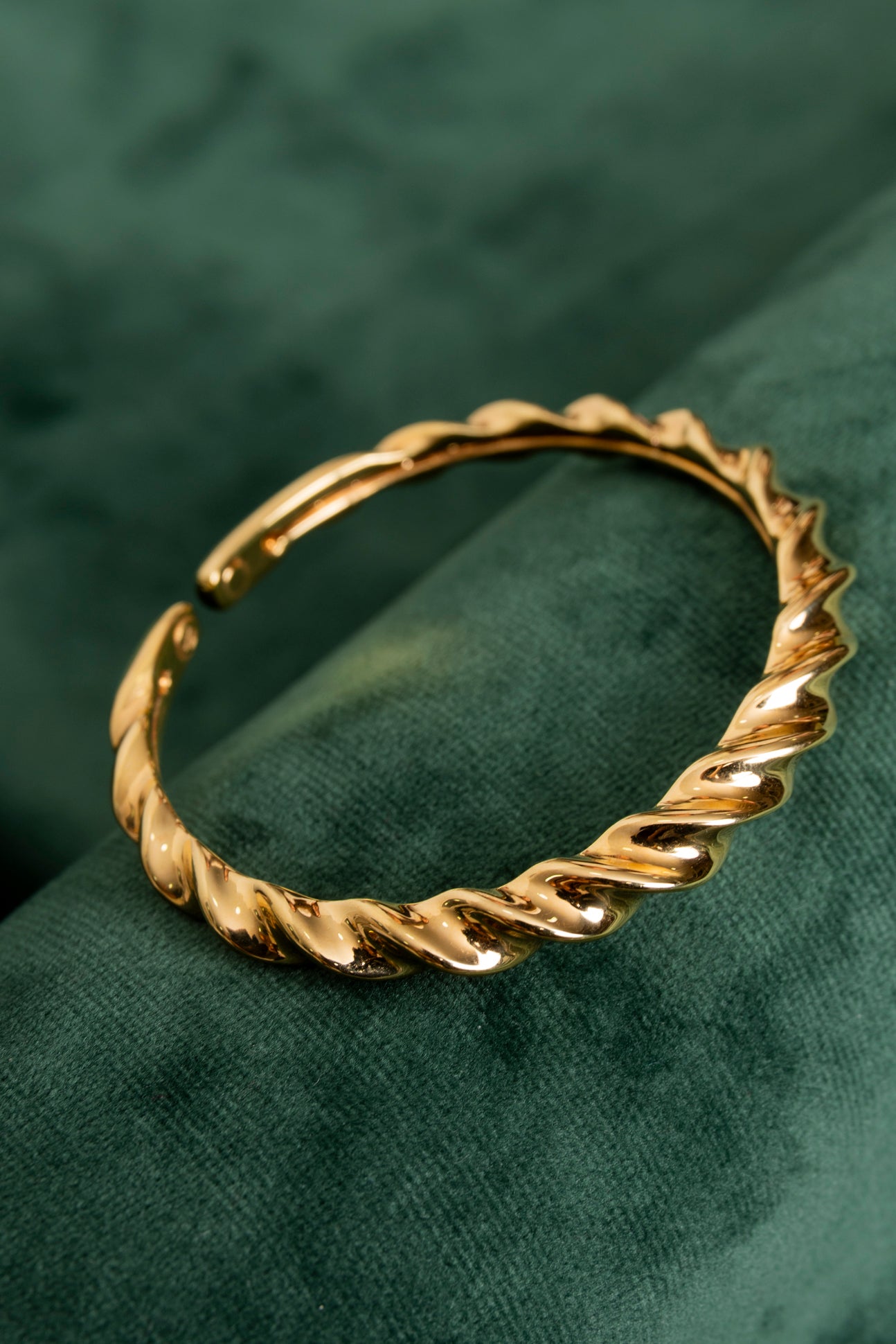 Pulsera Gallonada de Oro Amarillo 18k