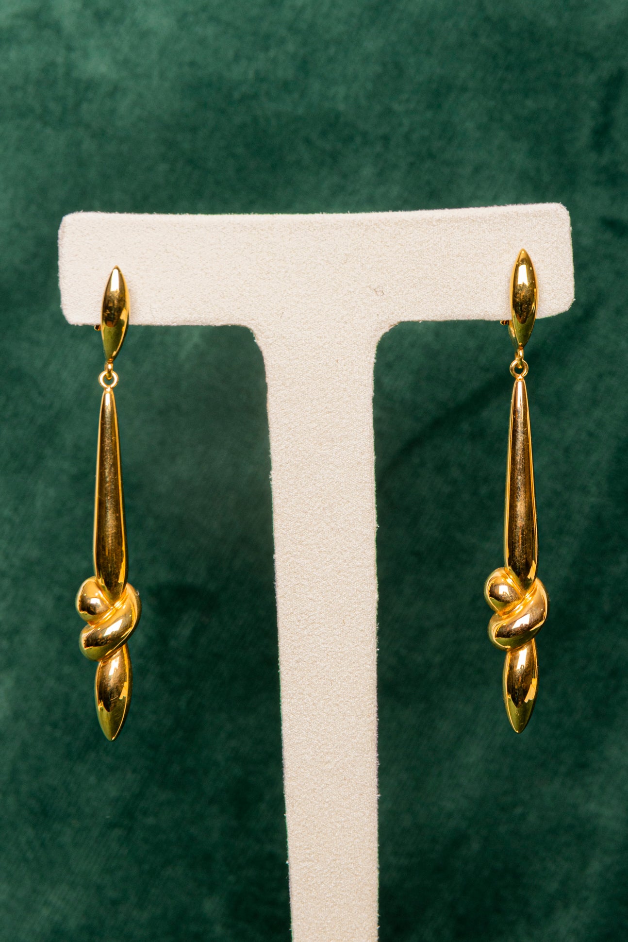 Pendientes Largos de Oro 18k