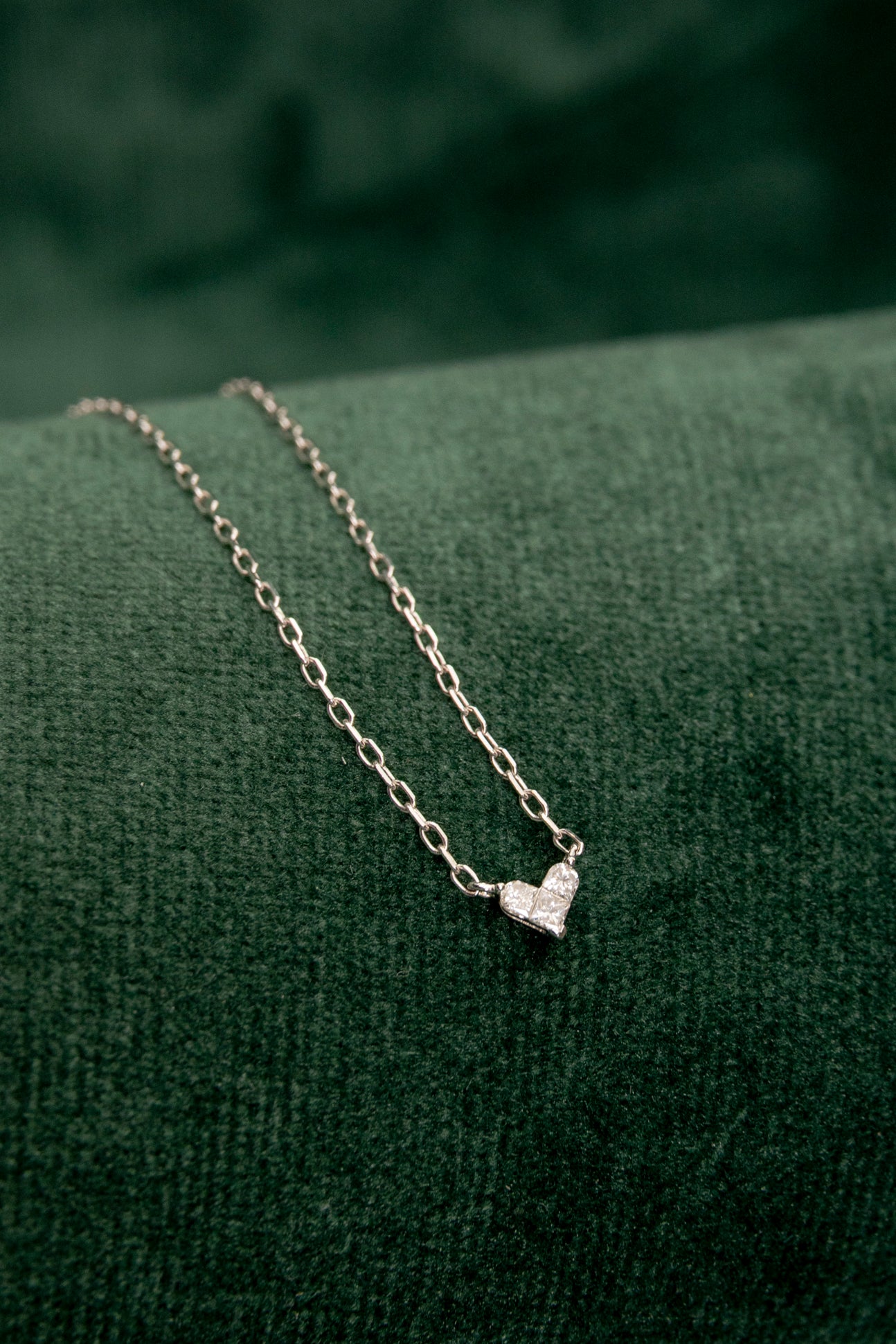Colgante Corazón de Diamantes