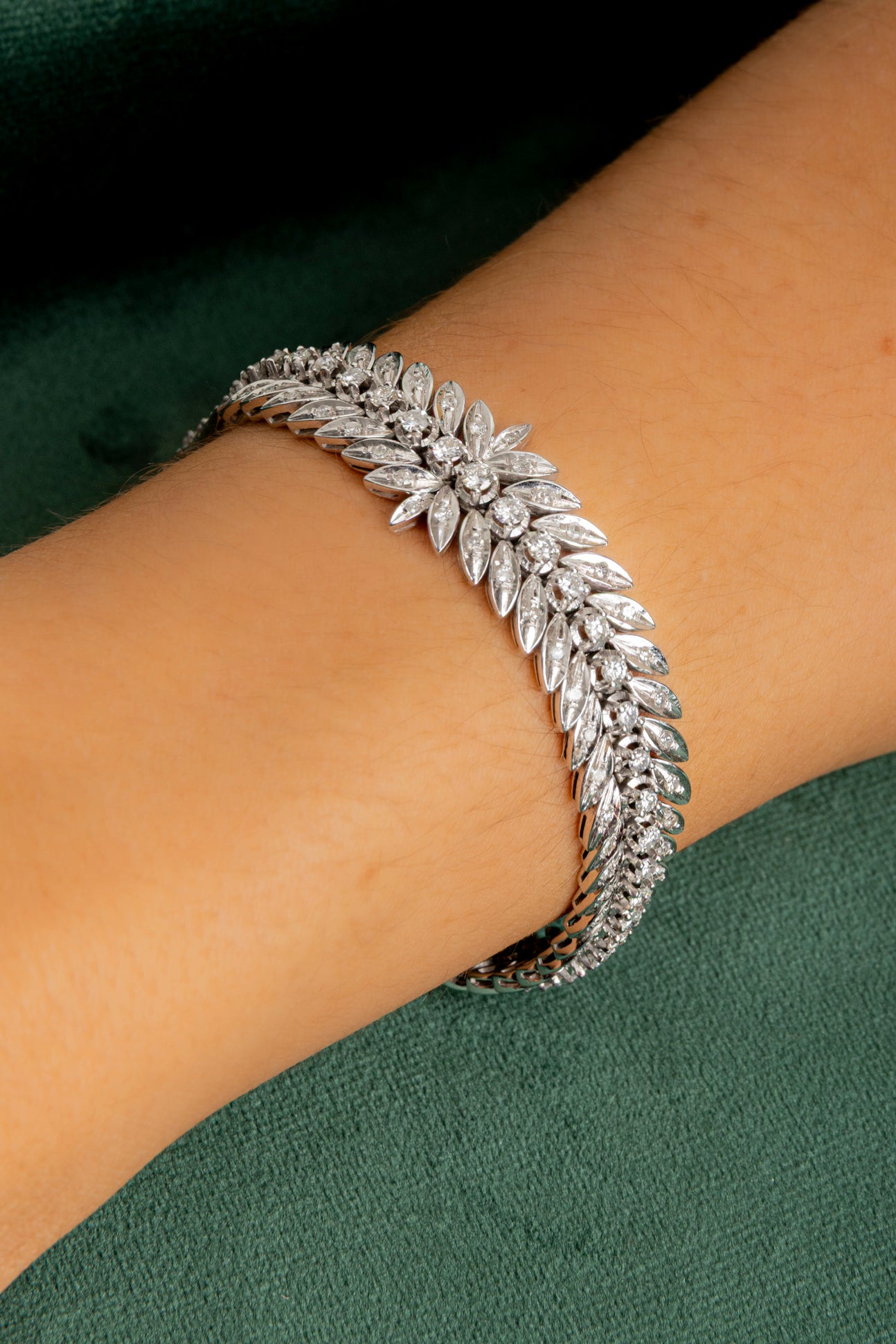 Pulsera Vintage de Diamantes