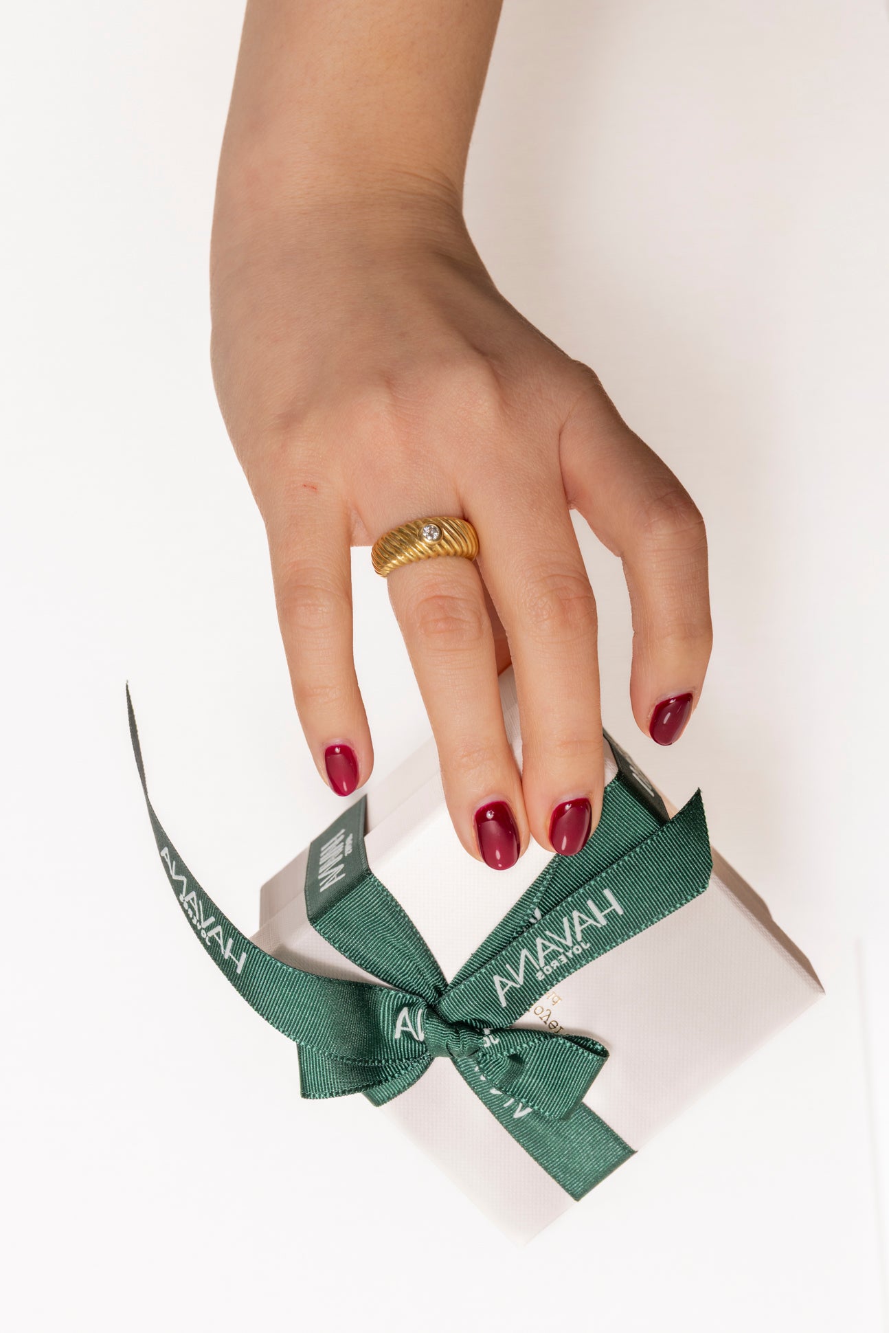 Sortija Gallonada Solitario