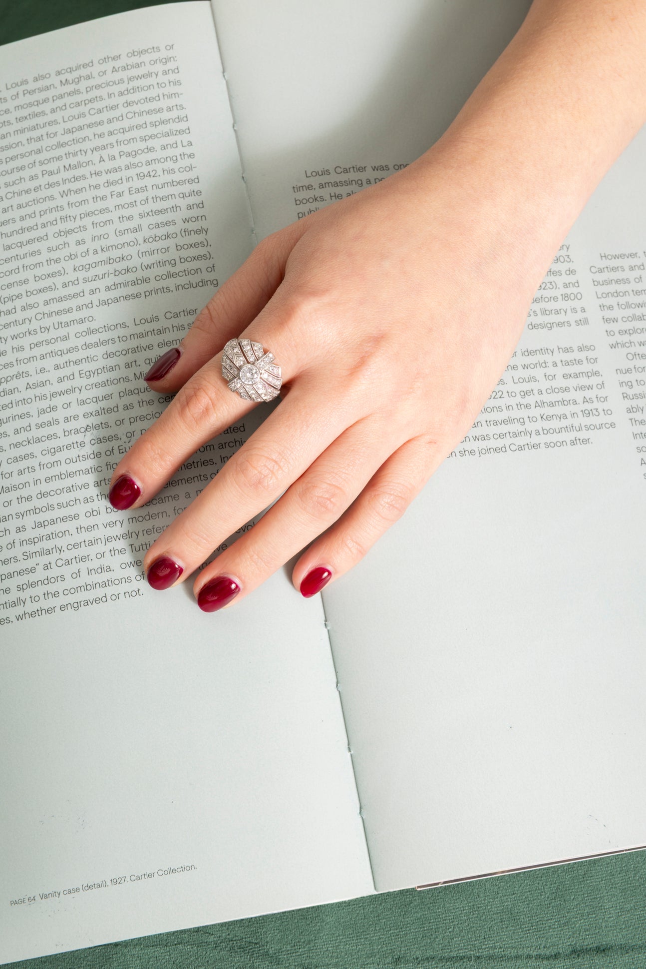 Sortija Vintage Bombé de Diamantes