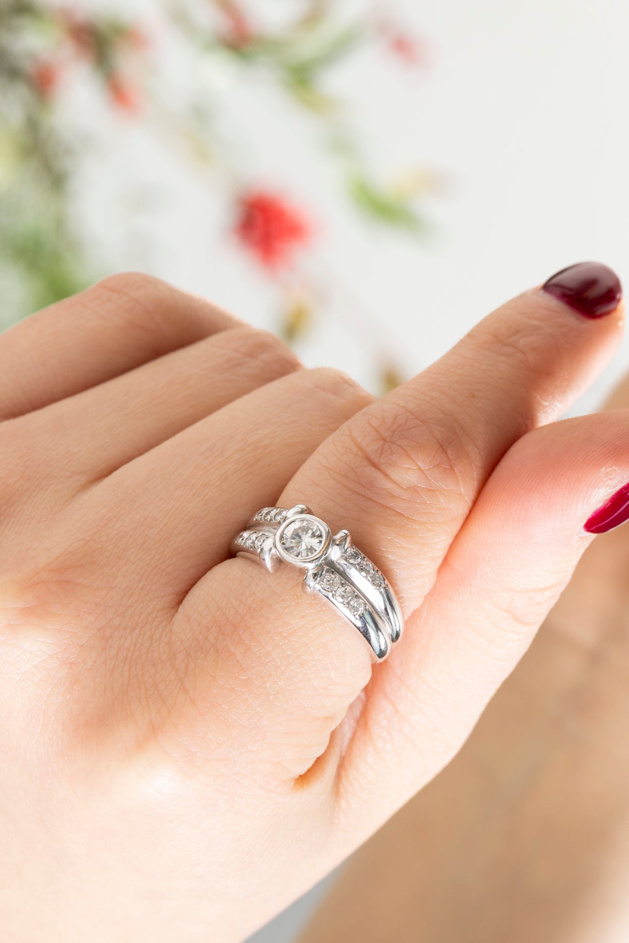 Solitario Vintage `80 de Diamantes