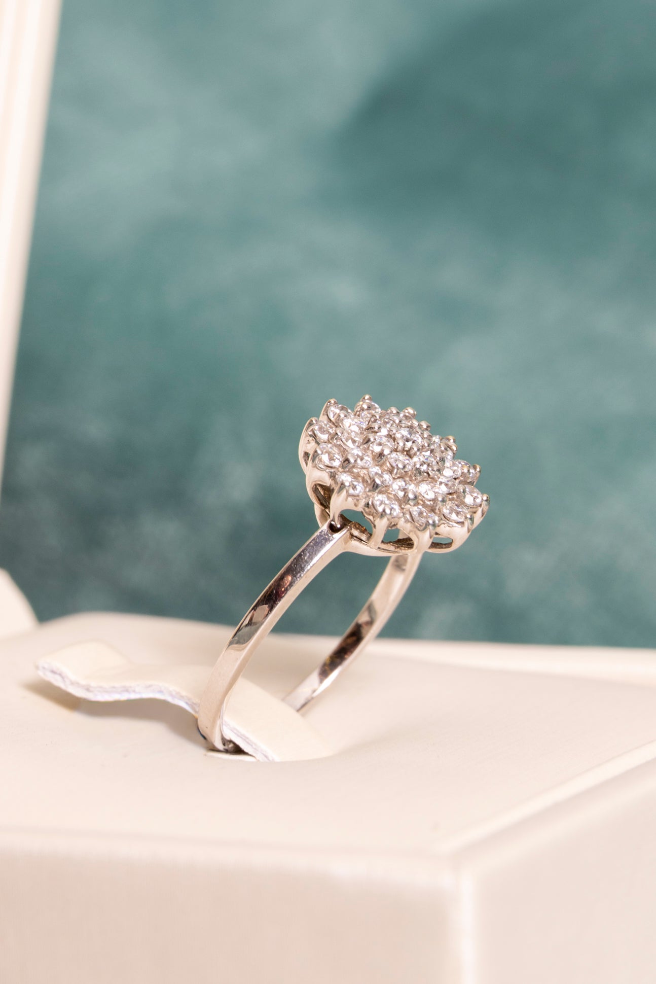 Sortija Rosetón de Diamantes