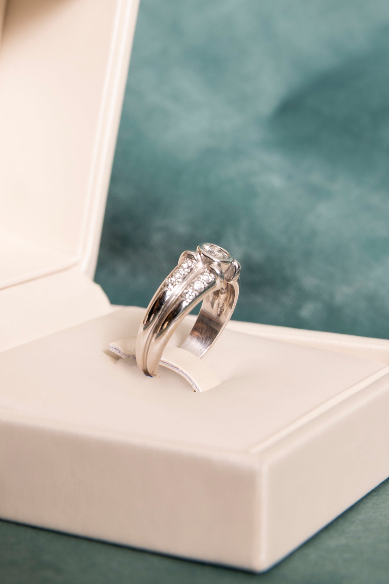Solitario Vintage `80 de Diamantes