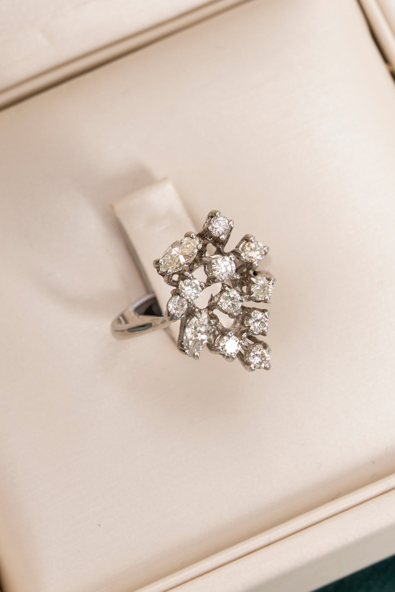 Sortija Ramillete de Diamantes